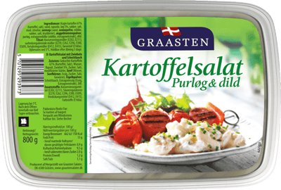 Graasten Kartoffelsalat m  Løg og Purløg 800 g