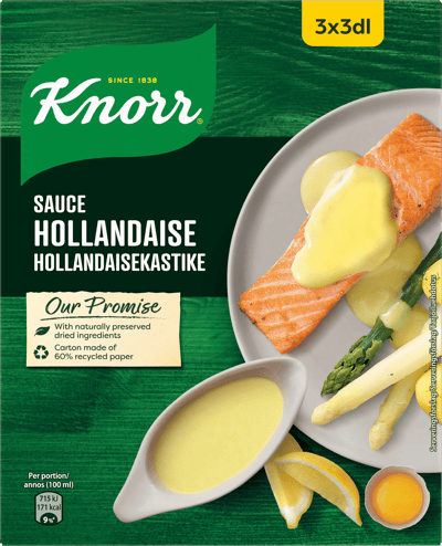 Salsa knorr hollandaise 3x22 g