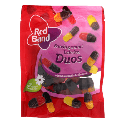 Banda roja Fruchtgummi Lakritz Duos 200g