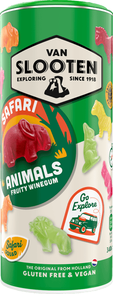 Van Slooten Fruit Animals 340g