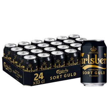 Carlsberg Black Gold Pilsner - 5.8% beer, 24x33cl can