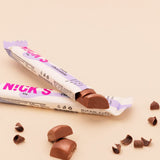 NICKS Chocolate Keto Bars Chocolate Mix with chocolate bars without added sugar, gluten-free, low carb sweets (12 snack bars)