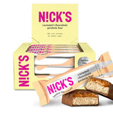 NICKS Protein Bar Mix, Keto Protein Bars Low carb snacks without added sugar, Gluten free | 15g protein with collagen (9 protein bars x 50g)