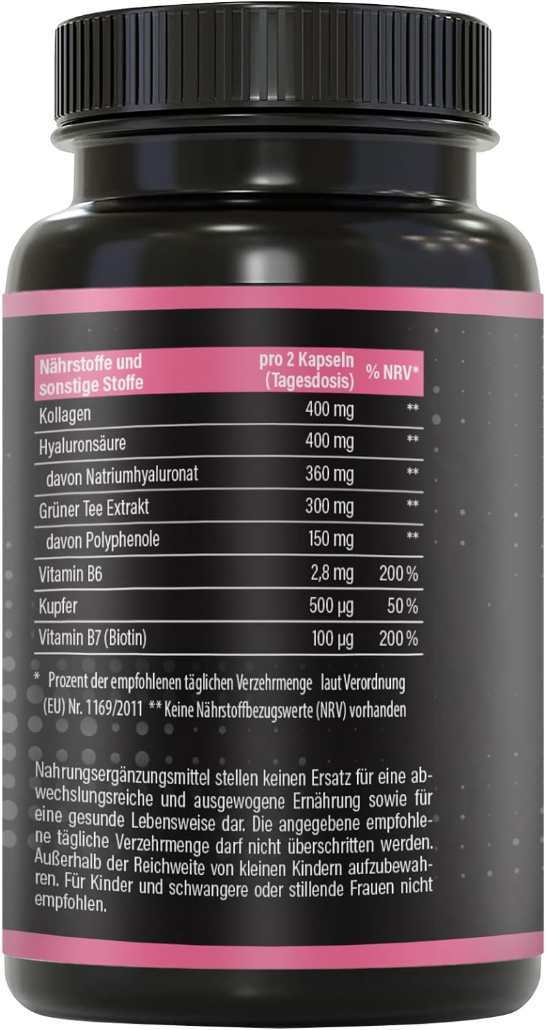 BRNR LADY BRNR - Formula de metabolism BeautyFit cu vitamina B6, tesut conjunctiv cu cupru, colagen, acid hialuronic in doza mare, biotina, 120 capsule