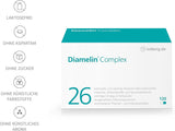 Diamelin Complex - dietary supplement for a normal blood sugar level with chromium also suitable for diabetics - 26 vitamins and micronutrients such as OPC, cinnamon, ginger, important intestinal bacteria