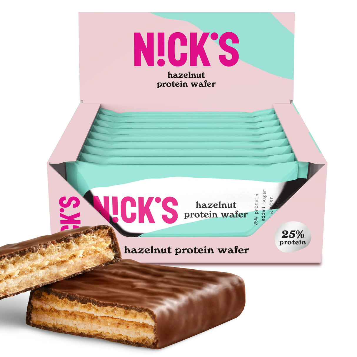 NICKS Keto Bars Peanuts n fudge, chocolate peanuts caramel snacks, 175 calories, 3.9 net carbs, no added sugar, gluten free, low carb sweets (15x40g)