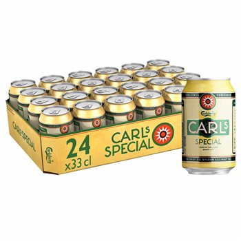 Carls Special Lager - 4,4% Øl, 24x33cl Dåse