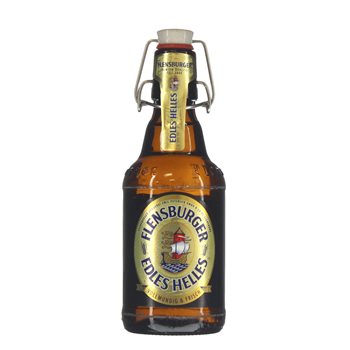 Flensburger Edles Helles 0,33 l. + byxa