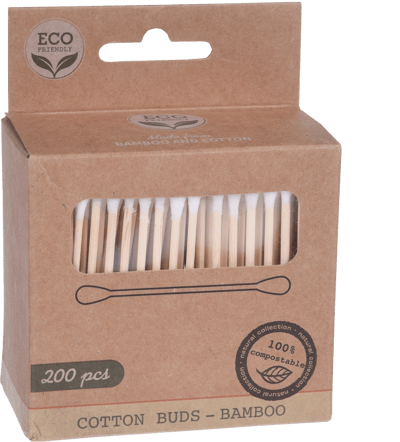 Vatpinde bambu 200 stk