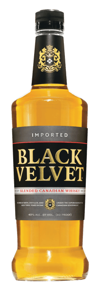 Whisky canadese in velluto nero 40% 1 l