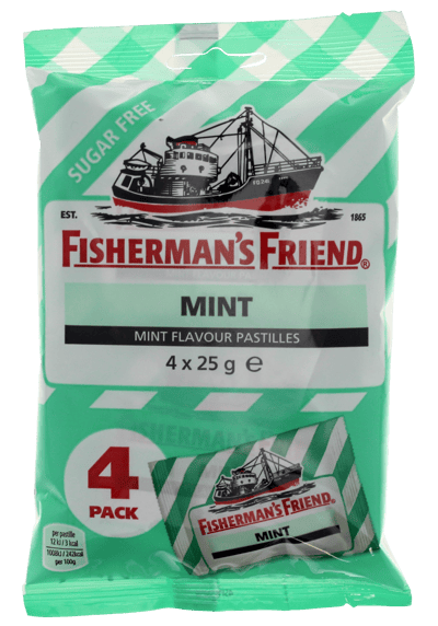 Amico del pescatore Mint Green Stripe 4-Pak 100 g