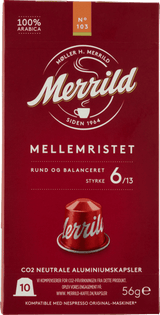 Merrild Rød 103 NCC Alu 10 KAPSLER