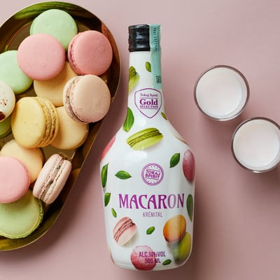 Cream Liqueur Macaron 15% 05l