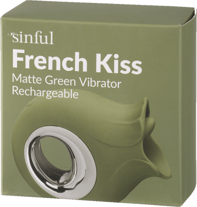 Bacio francese peccaminoso opaco matte grøn klitoris stimolatore