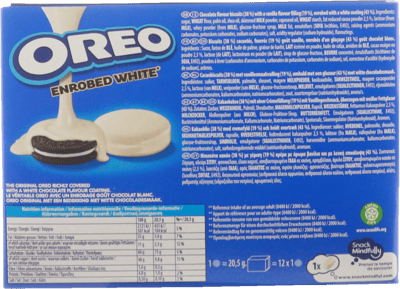 Oreo cubierto de chocolate blanco 246g