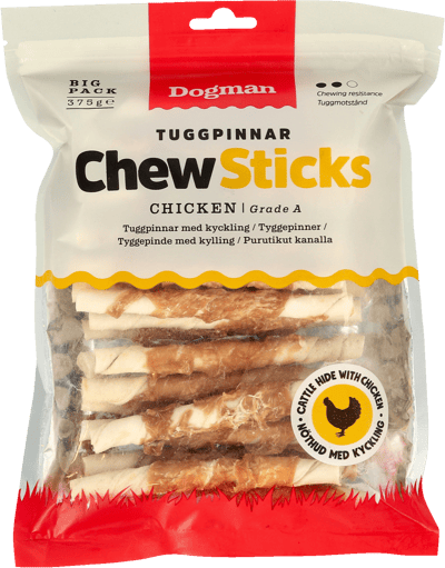 Dogman Tyggepinde m Kylling 375 g