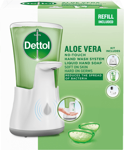 Dettol ingen touch starter aloe vera 250 ml