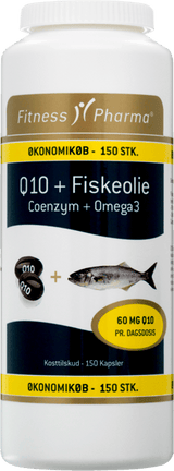 Fitness Pharma Q10 Med Fisk 150 Stk