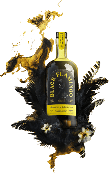 Rum infuso di vaniglia flamingo nero 25% 05L