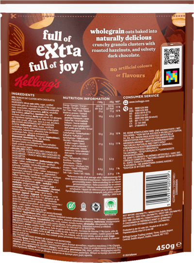 Ekstra Choco Nut Kelloggs 450 g