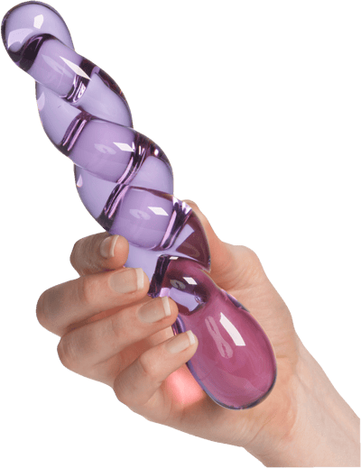 Sündige verdrehte Liebhaber Glas Dildo 198 cm