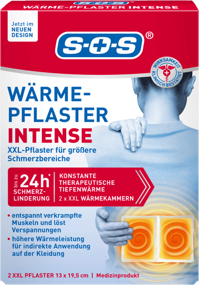 Varmeplaster intensă SOS 2 STK