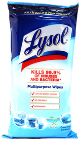 Lysol șterge ocean proaspăt 60 stk