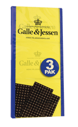 Galle Og Jessen Pålægscholade Mørk 3-Pak 324 G