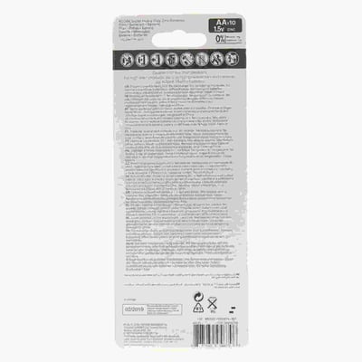 Kodak zink extra tull aa batteri - 10 pk
