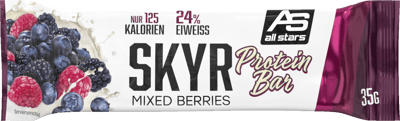 Alle stjerner Skyr Protein Bar Mixed Bær 35G