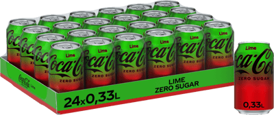Coca Cola Zero Lime 24x033l