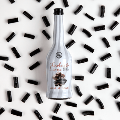 Chocolate & Licorice flavoured cream liqueur 15% 05l