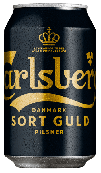 Carlsberg Sort Guld Pilsner - 58% øl 24x33cl dåse
