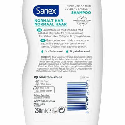 Sanex schampo normalT hår 250 ml
