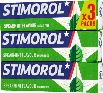 Stimorol Spearmint Sukkerfri 3-Pak 42 g