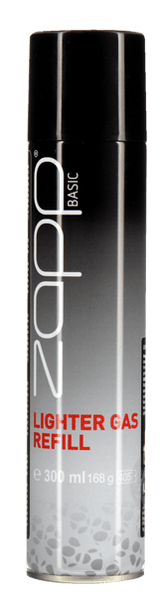 Zapp recargas de gas livianas 300ml 168g