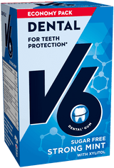 V6 starke Minze Økonomipakke 72 g