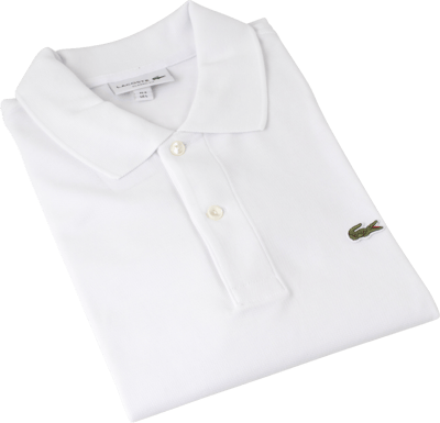Lacoste polo hvid strm