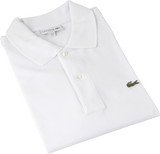 Lacoste polo hvid strm