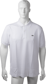 Lacoste polo hvid str m l