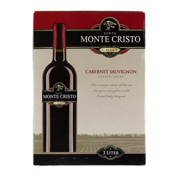 Santa Monte Cristo Cabernet Sauvignon 3 L. Bib