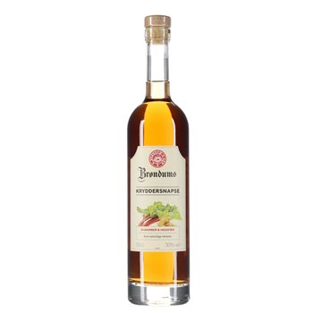 Brøndums Spice Schnapps Rhubarb/Ginger 30% 0,5 L.