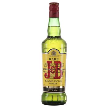 J&B Sällsynt whisky 40% 0,7 L.