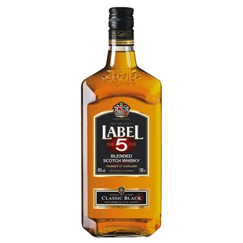 Label 5 whiskey 40% 1 l.