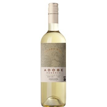 Adobe rezerva Sauvignon Blanc Organic 0,75 L.