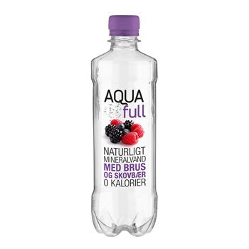 Aqua lleno con baya de refrescos 18x0.5l