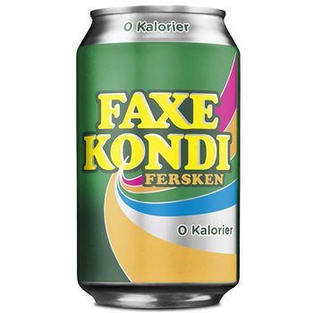 Faxe Kondi Peach 24x0.33l Sugar-free