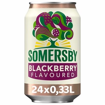 Somersby Blackberry - blackberry cider 4.5%, 24x33cl. can