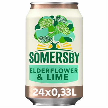 Somersby Elderflower - elderflower cider 4.5%, 24x33cl. can