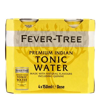 Feber-Tree Indian Tonic Water 4x150 Ml DS. + insättning